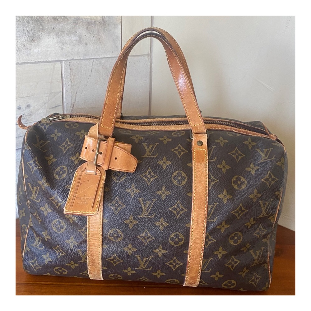 AUTHENTIC LOUIS VUITTON SAC SOUPLE 35 DUFFEL BAG LUGGAGE VINTAGE MONOGRAM